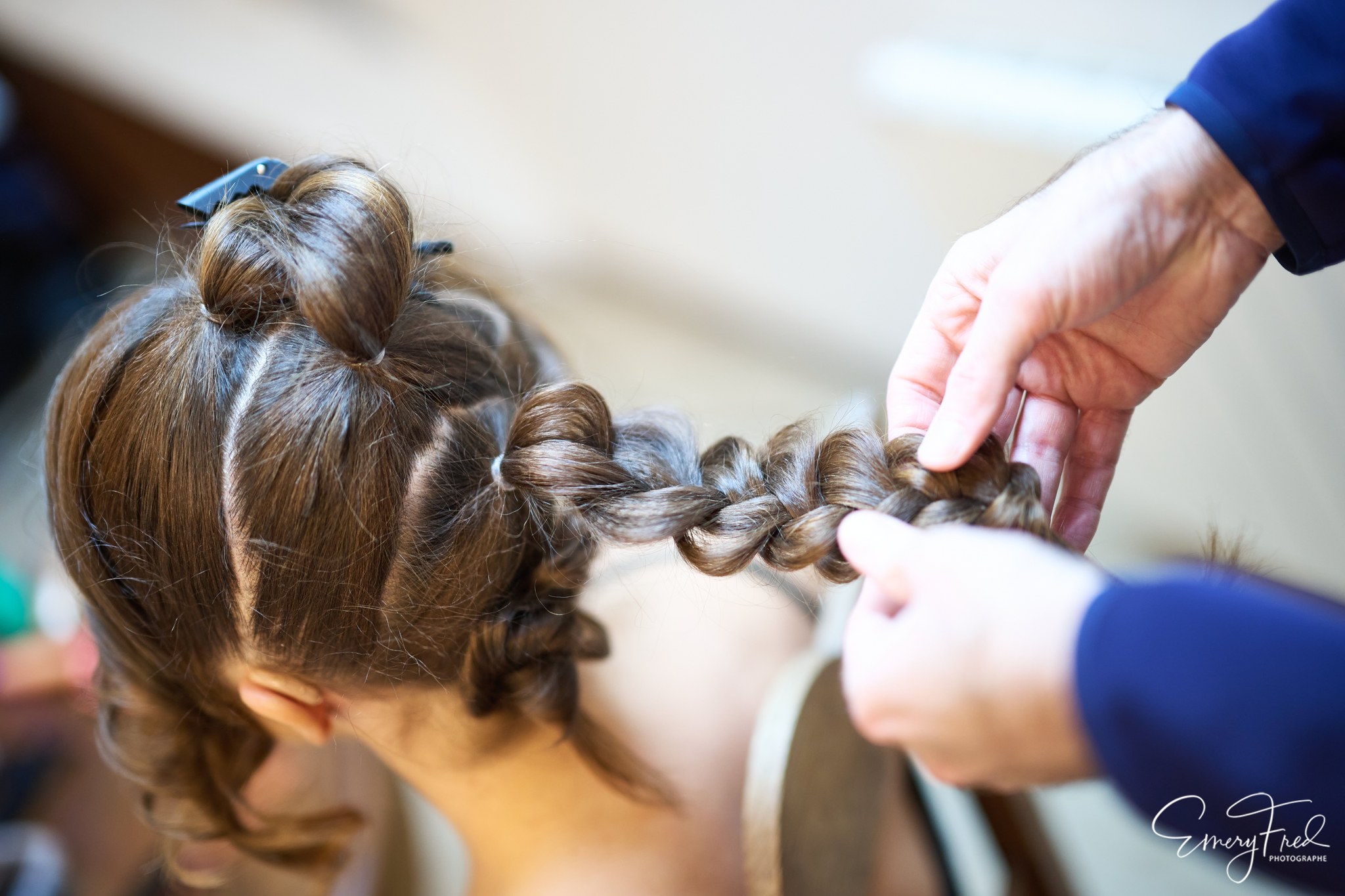 Coiffure et maquillage de mariée