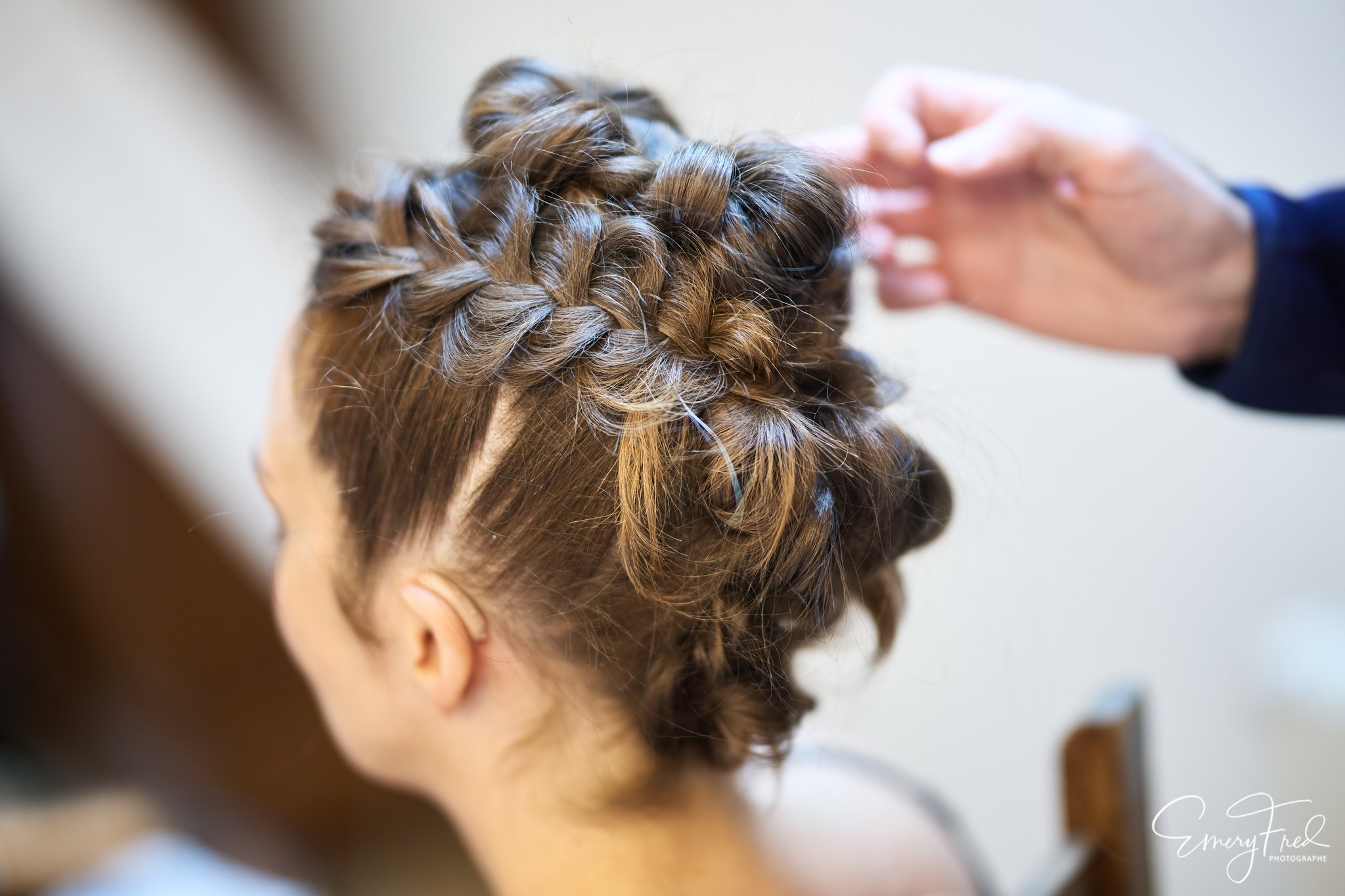 Coiffure et maquillage de mariée