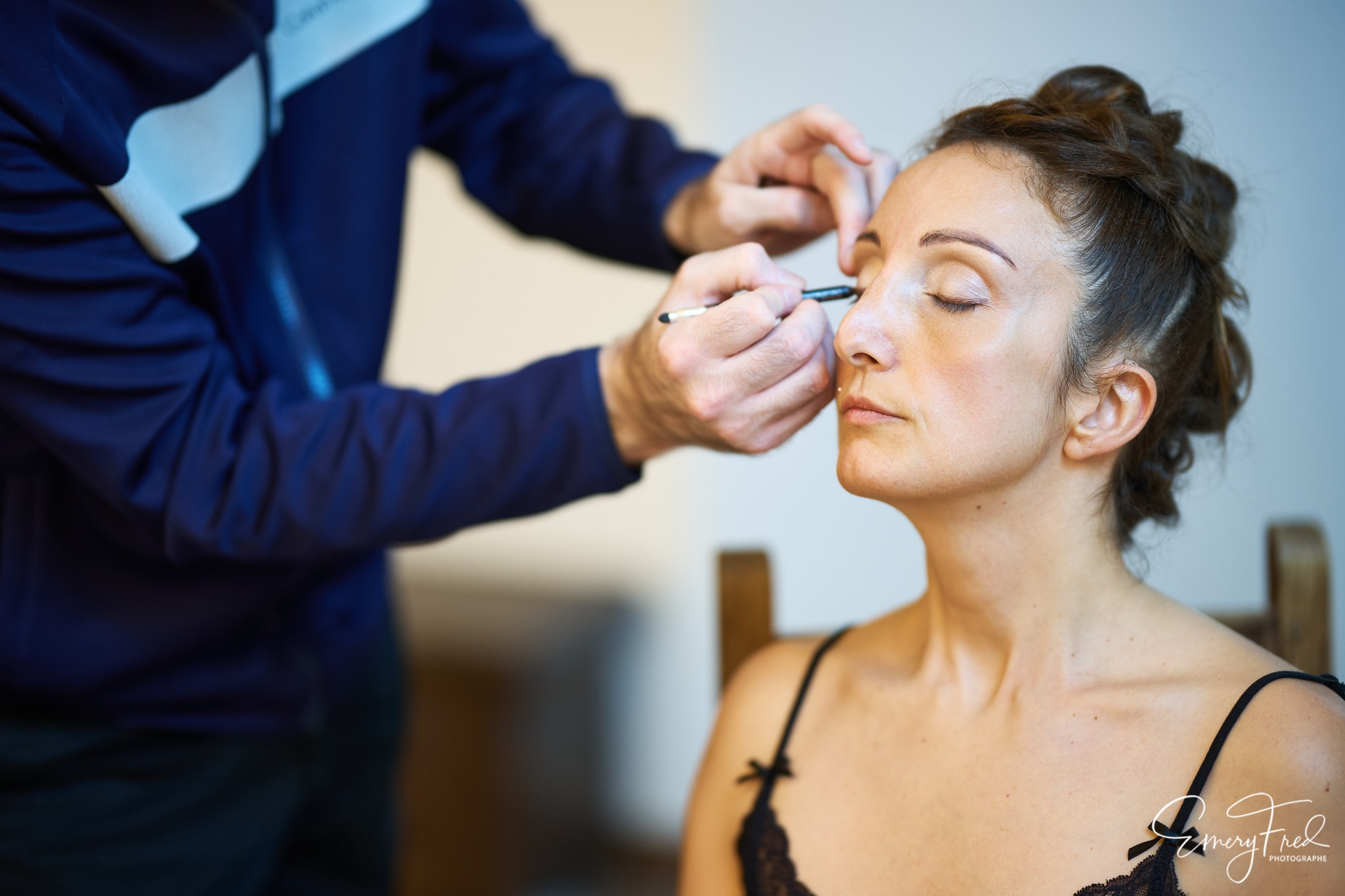 Coiffure et maquillage de mariée
