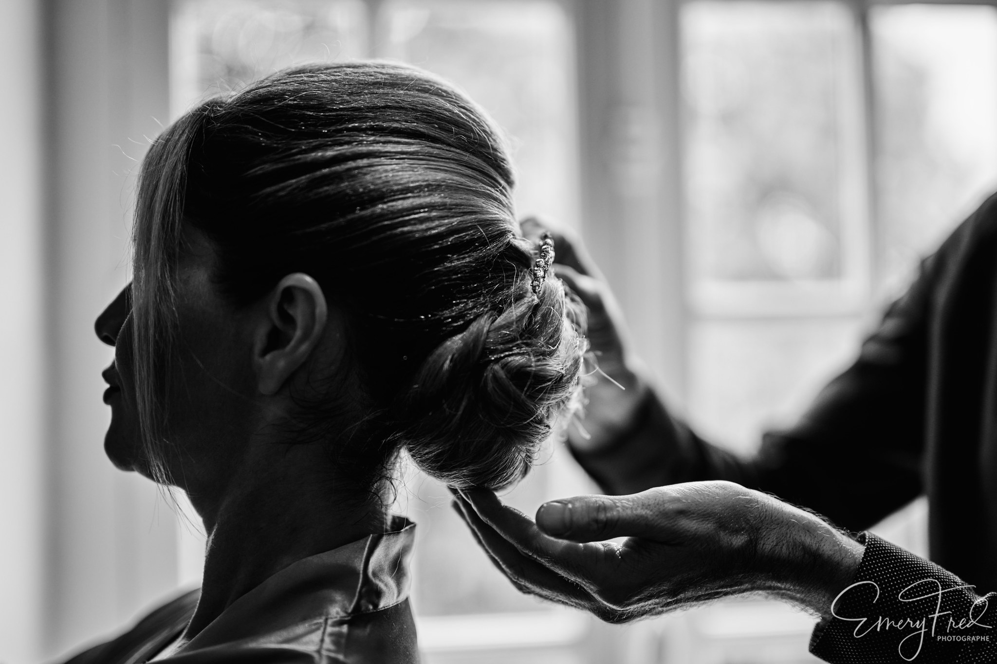 Coiffure et maquillage de mariée