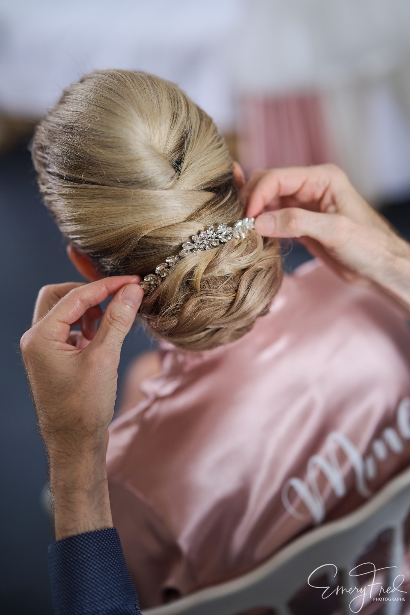 Coiffure et maquillage de mariée